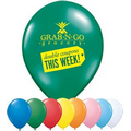 9" Qualatex Round Standard Color Latex Balloon